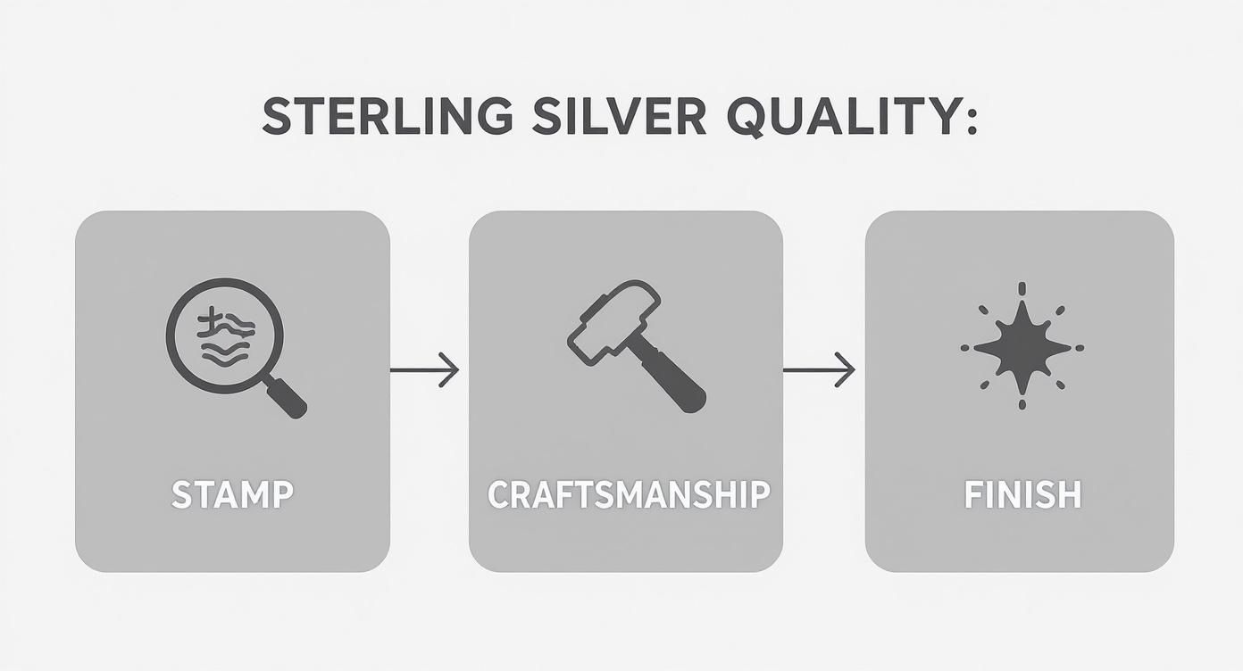 Infographic about jewelry set sterling silver