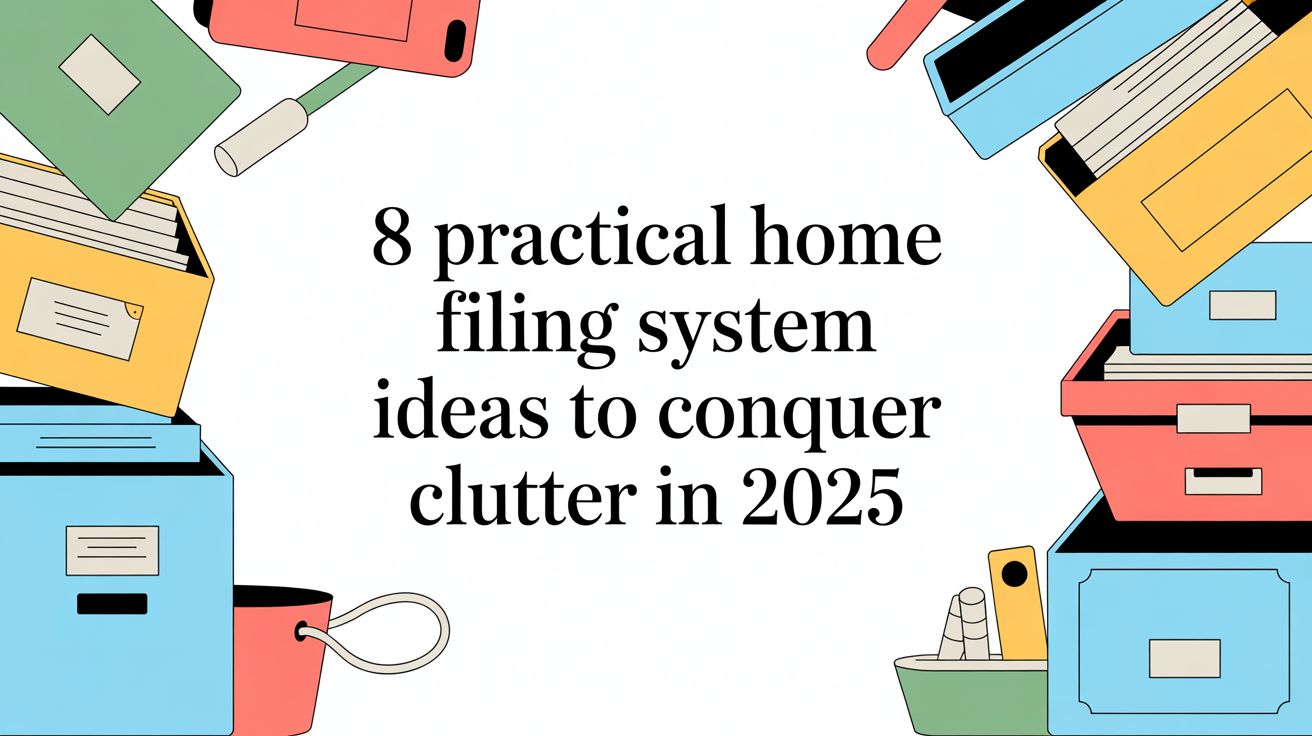 8 Practical Home Filing System Ideas to Conquer Clutter in 2025