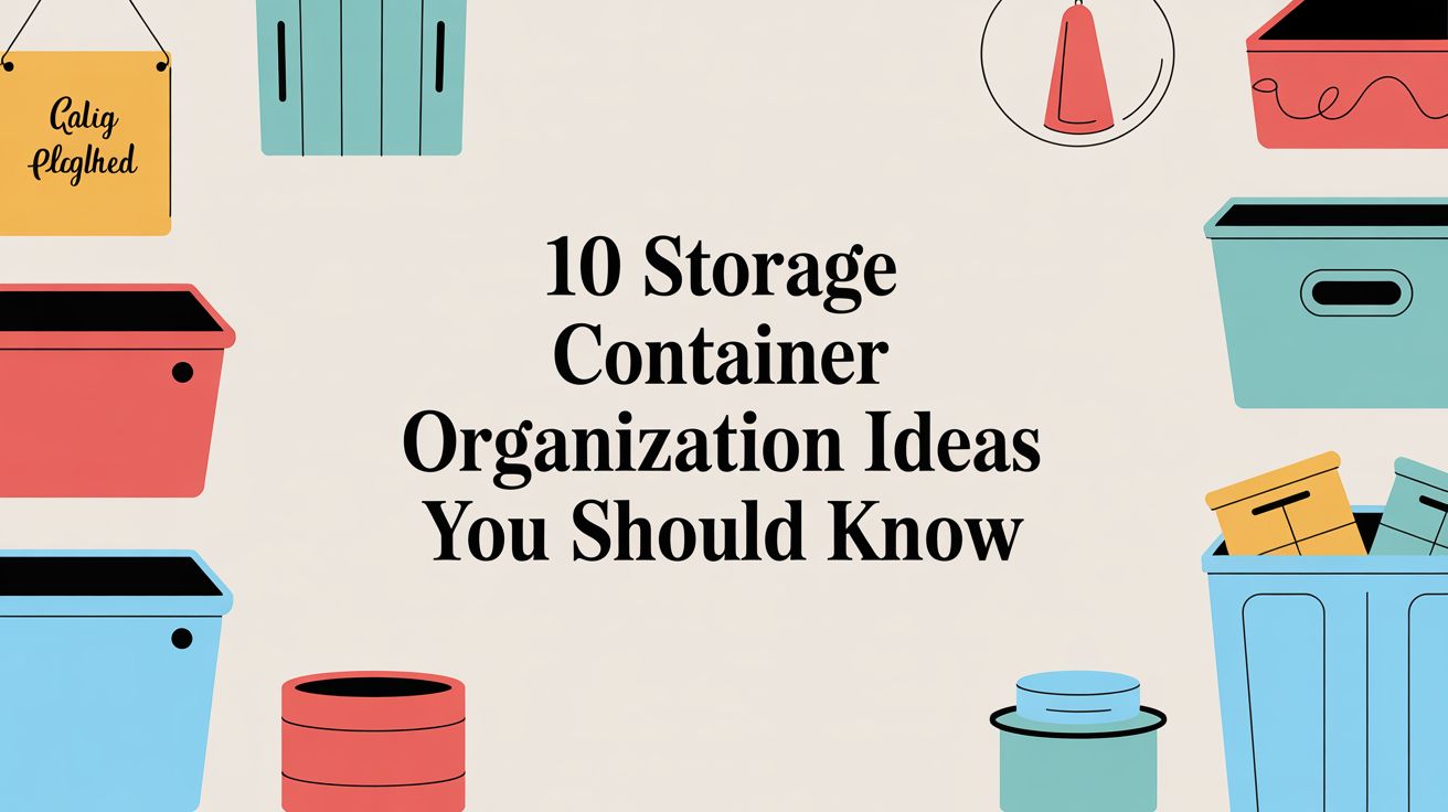 10 Storage container organization ideas You Should Know