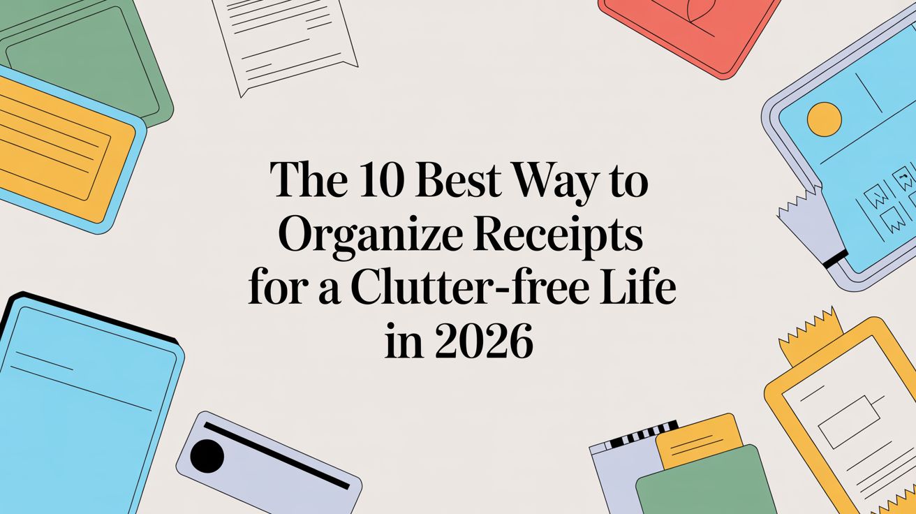 The 10 Best Way to Organize Receipts for a Clutter-Free Life in 2026