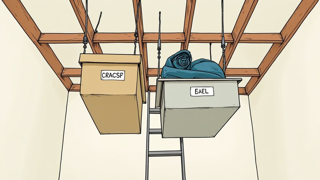 Overhead/Ceiling Storage Racks