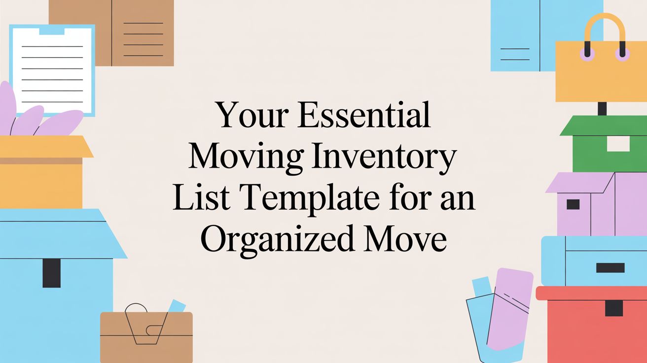 Your Essential Moving Inventory List Template for an Organized Move