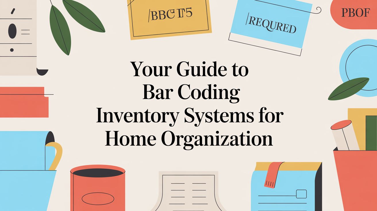 Your Guide to Bar Coding Inventory Systems for Home Organization