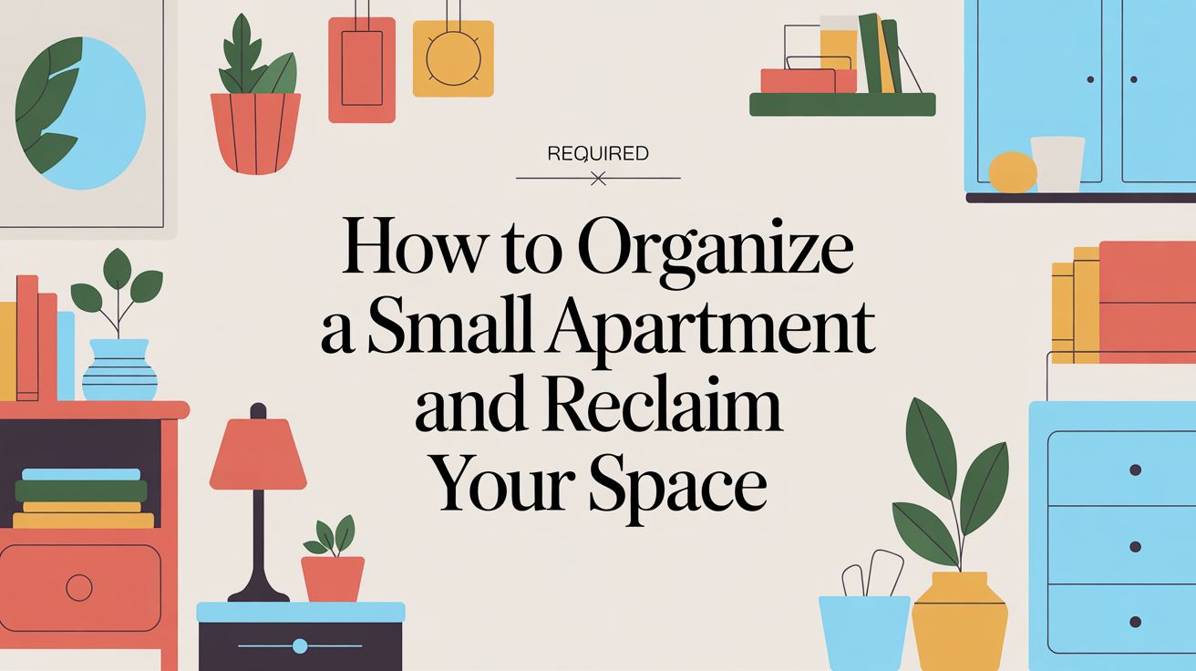 How to Organize a Small Apartment and Reclaim Your Space