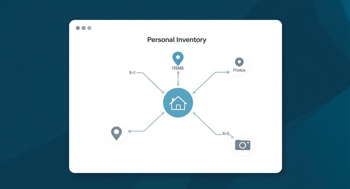 Infographic about inventory tracker app