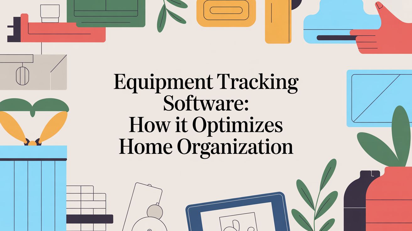 Equipment Tracking Software: How it optimizes home organization
