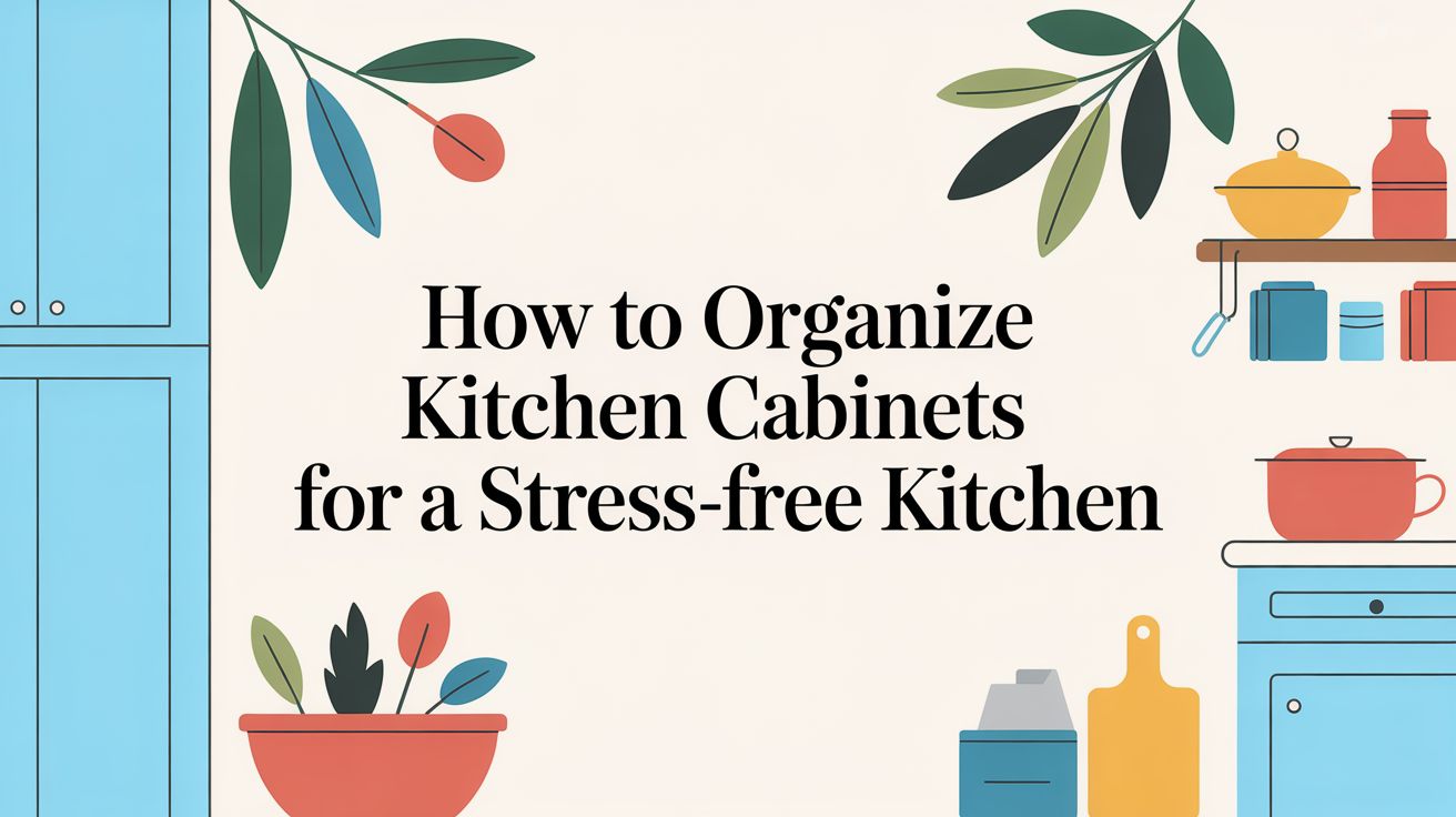 How to Organize Kitchen Cabinets for a Stress-Free Kitchen