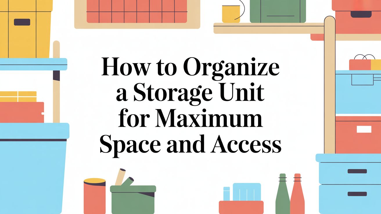 How to Organize a Storage Unit for Maximum Space and Access