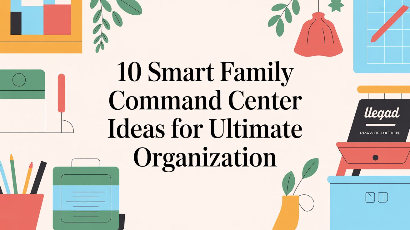 10 Smart Family Command Center Ideas for Ultimate Organization