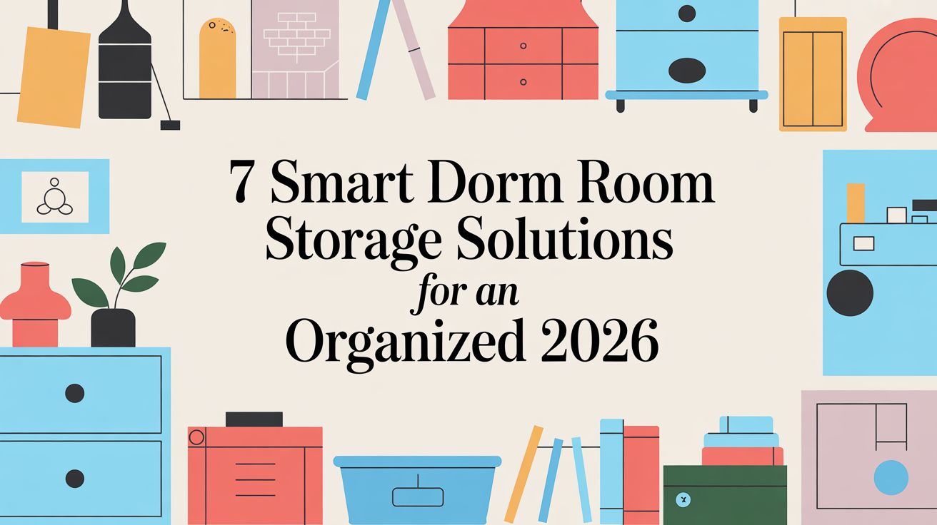 7 Smart Dorm Room Storage Solutions for an Organized 2026