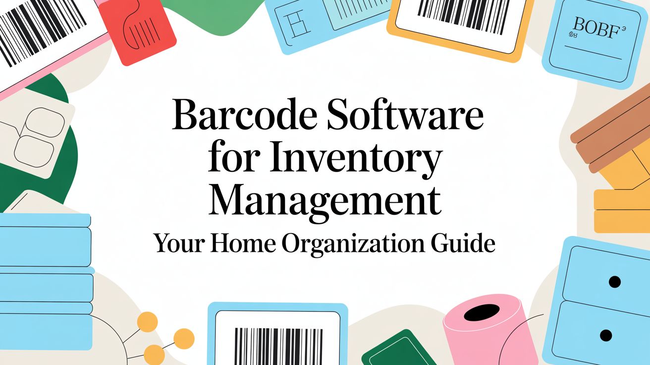 Barcode Software for Inventory Management Your Home Organization Guide