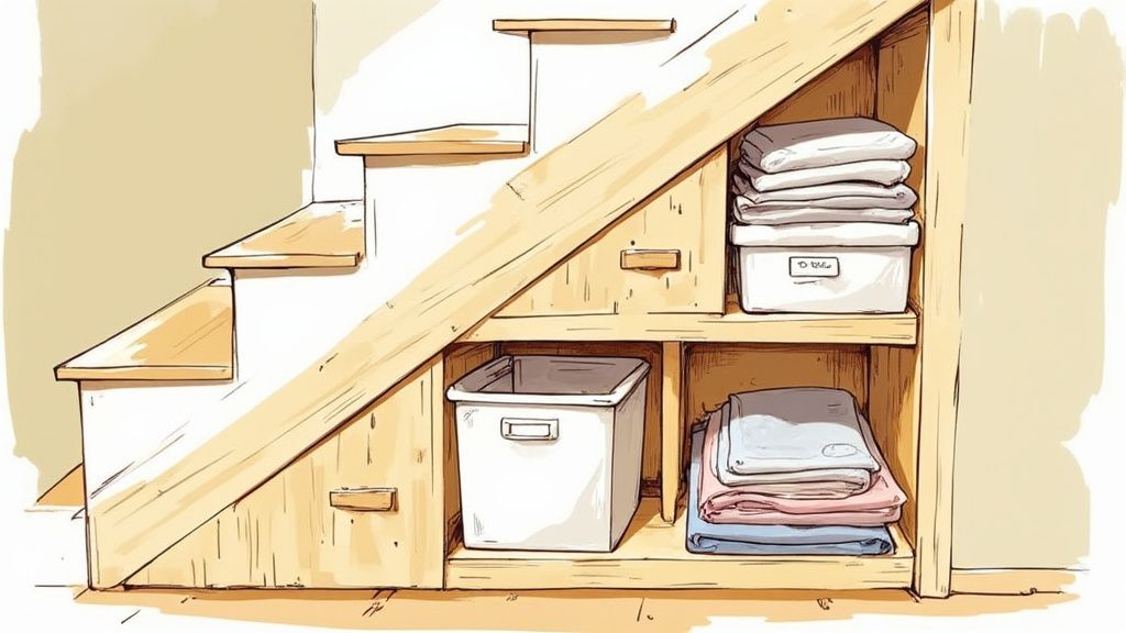 Under-Stair Storage Solutions