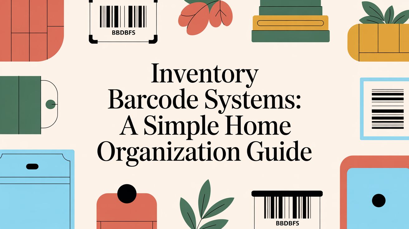 Inventory Barcode Systems: A Simple Home Organization Guide