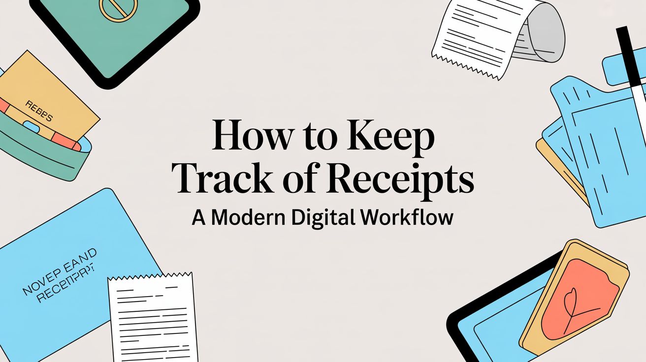 How to Keep Track of Receipts a Modern Digital Workflow