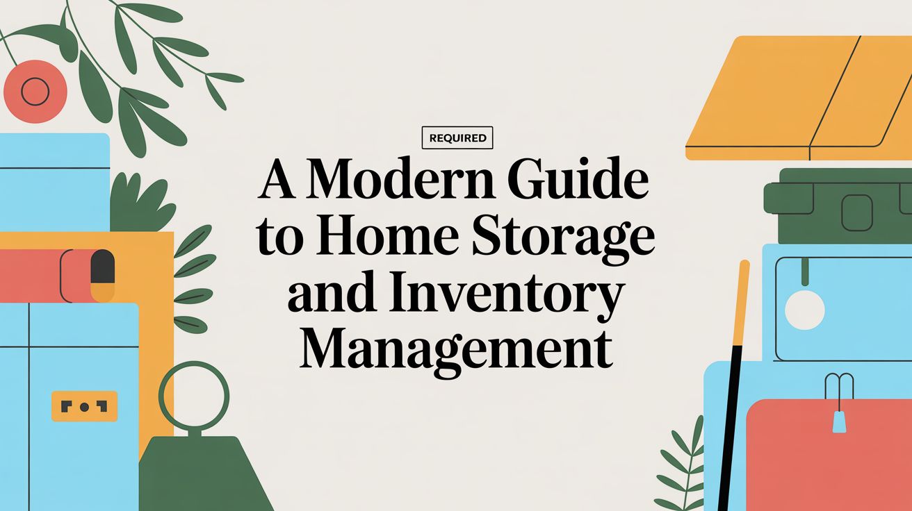 A Modern Guide to Home Storage and Inventory Management