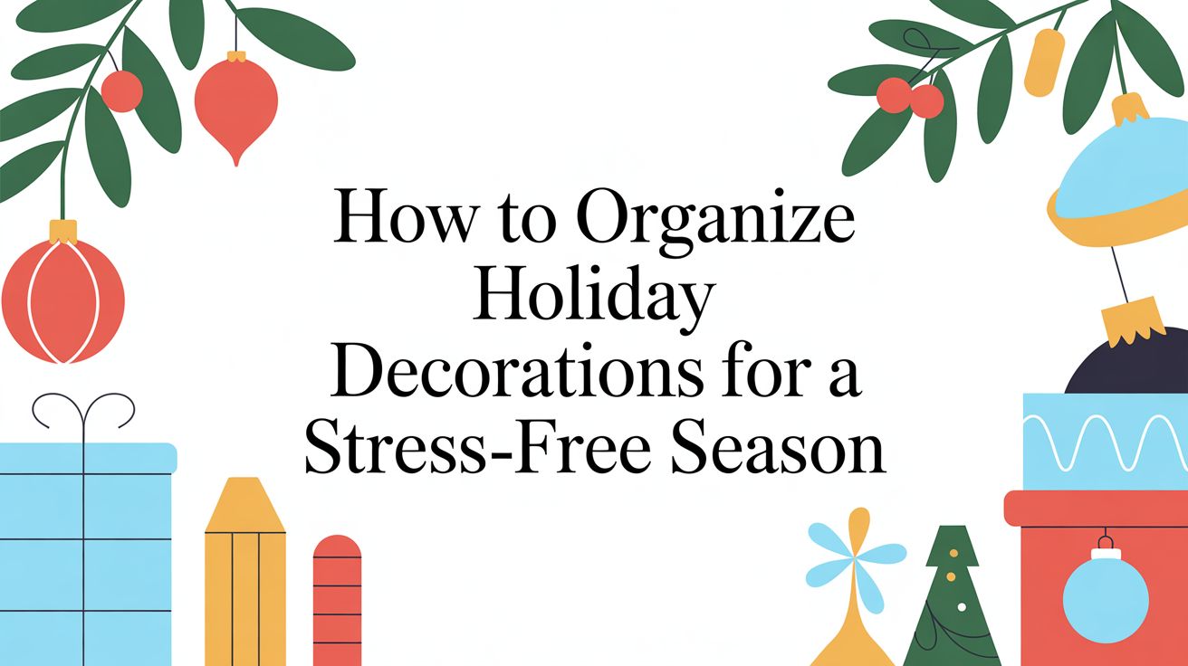 How to Organize Holiday Decorations for a Stress-Free Season