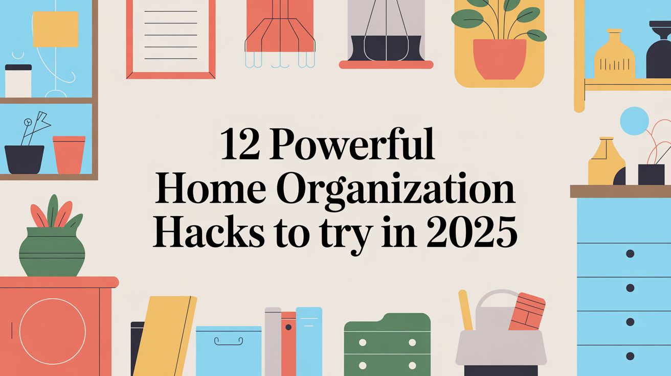 12 Powerful Home Organization Hacks to Try in 2025