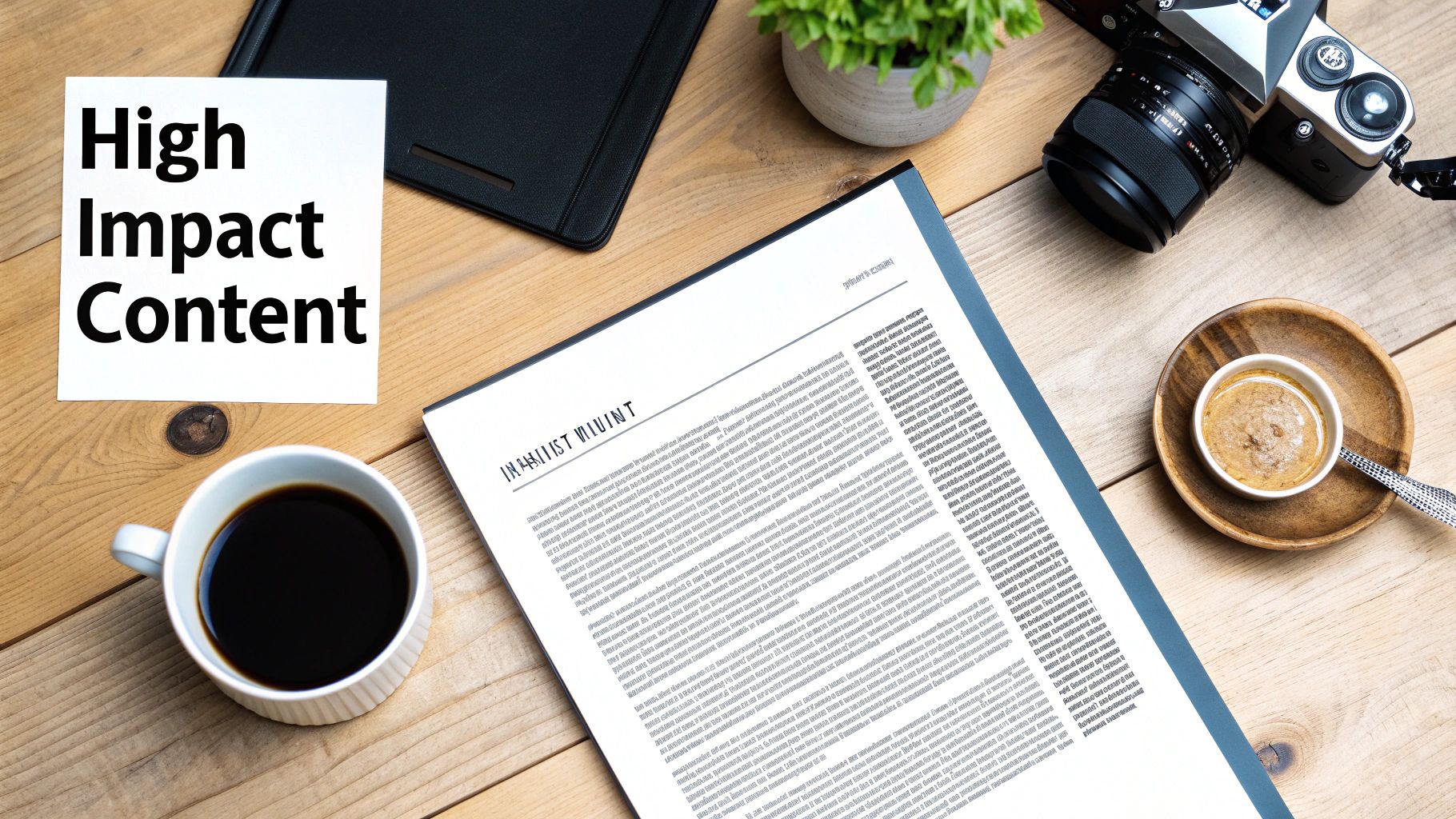 A person using a laptop and phone to distribute content across social media and email channels.