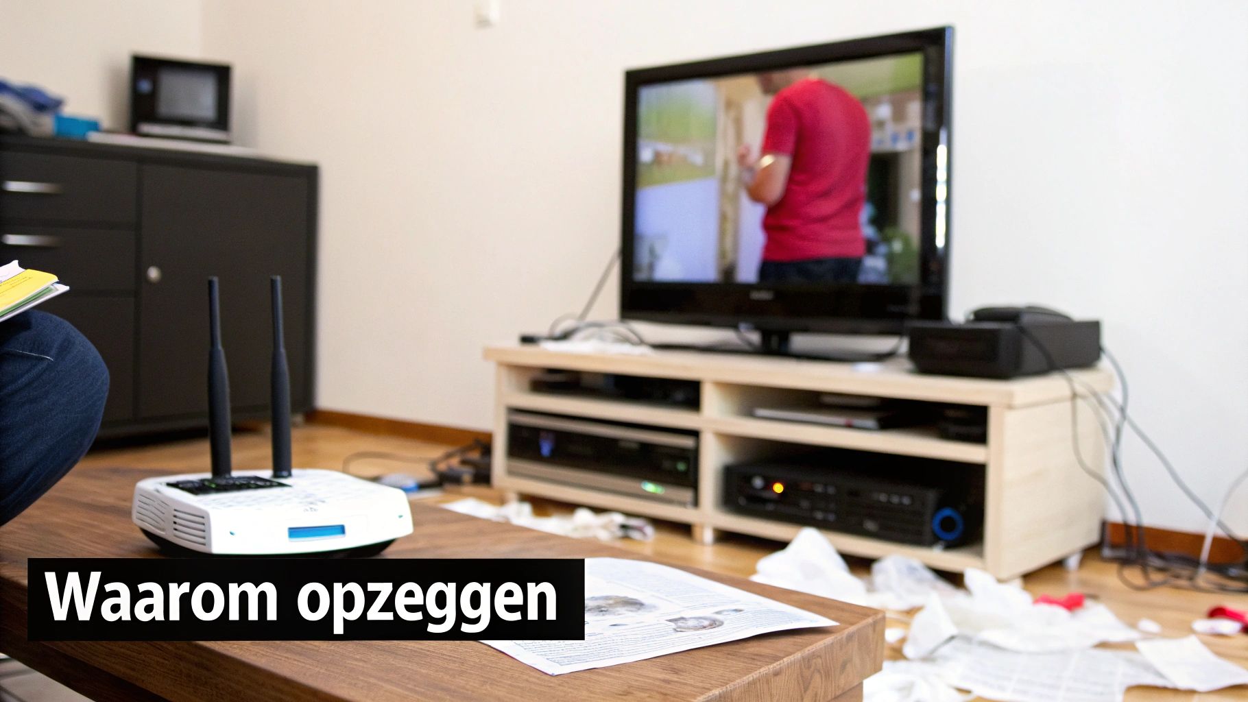 Mensen die hun Ziggo contract opzeggen