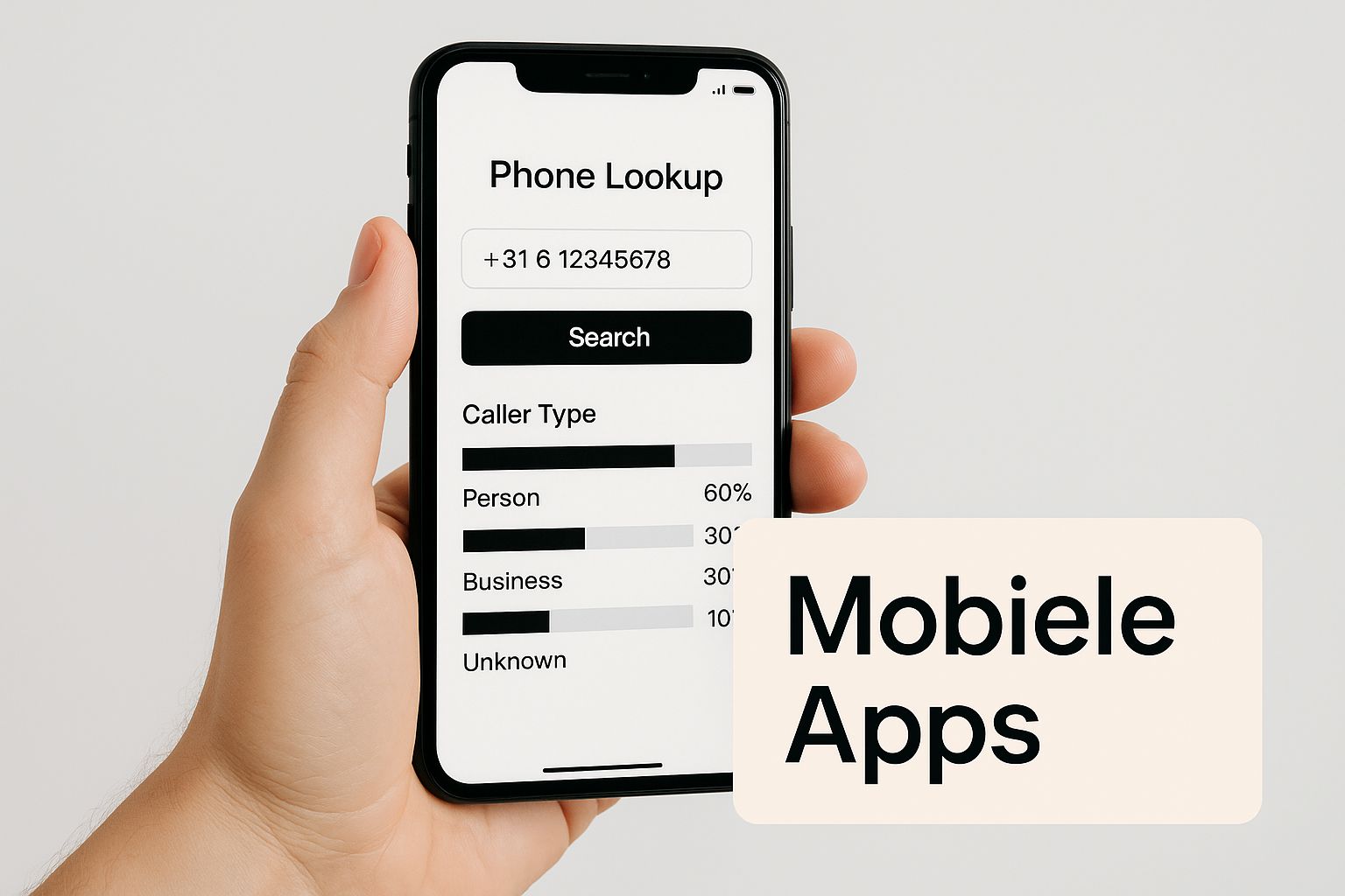 Digitale hulpmiddelen voor telefoonnummer zoeken