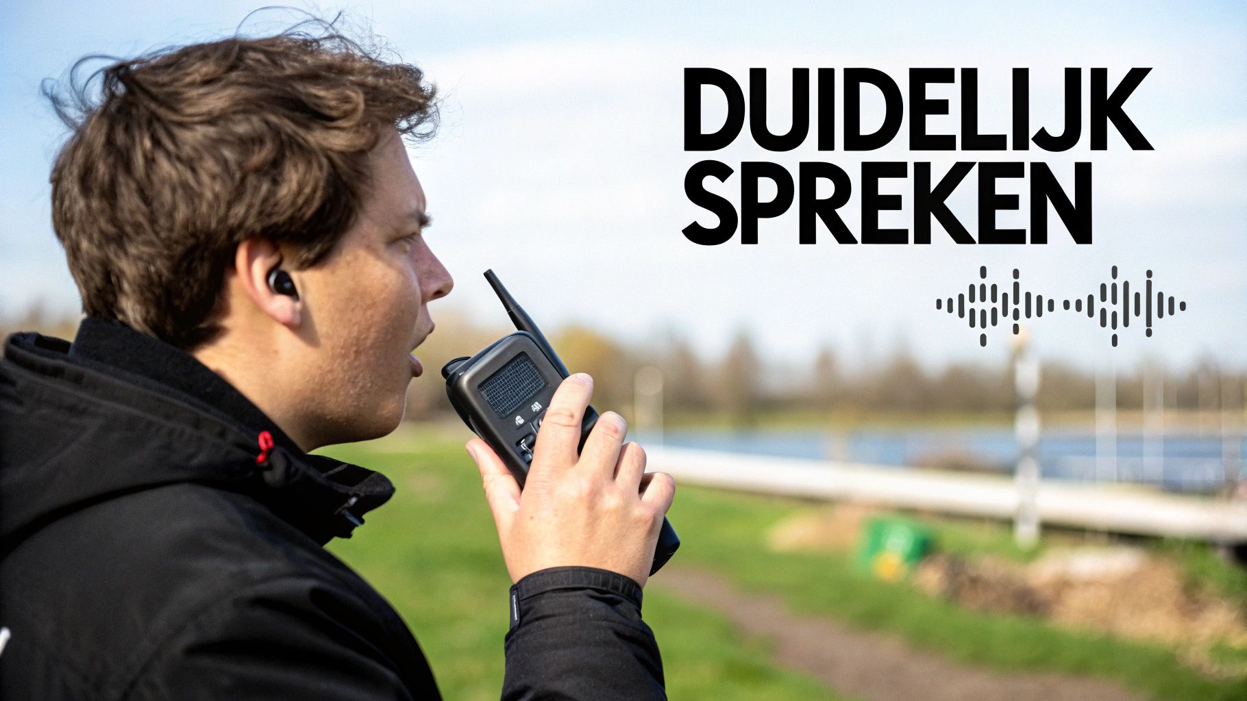 Spreek duidelijk en op gepast volume
