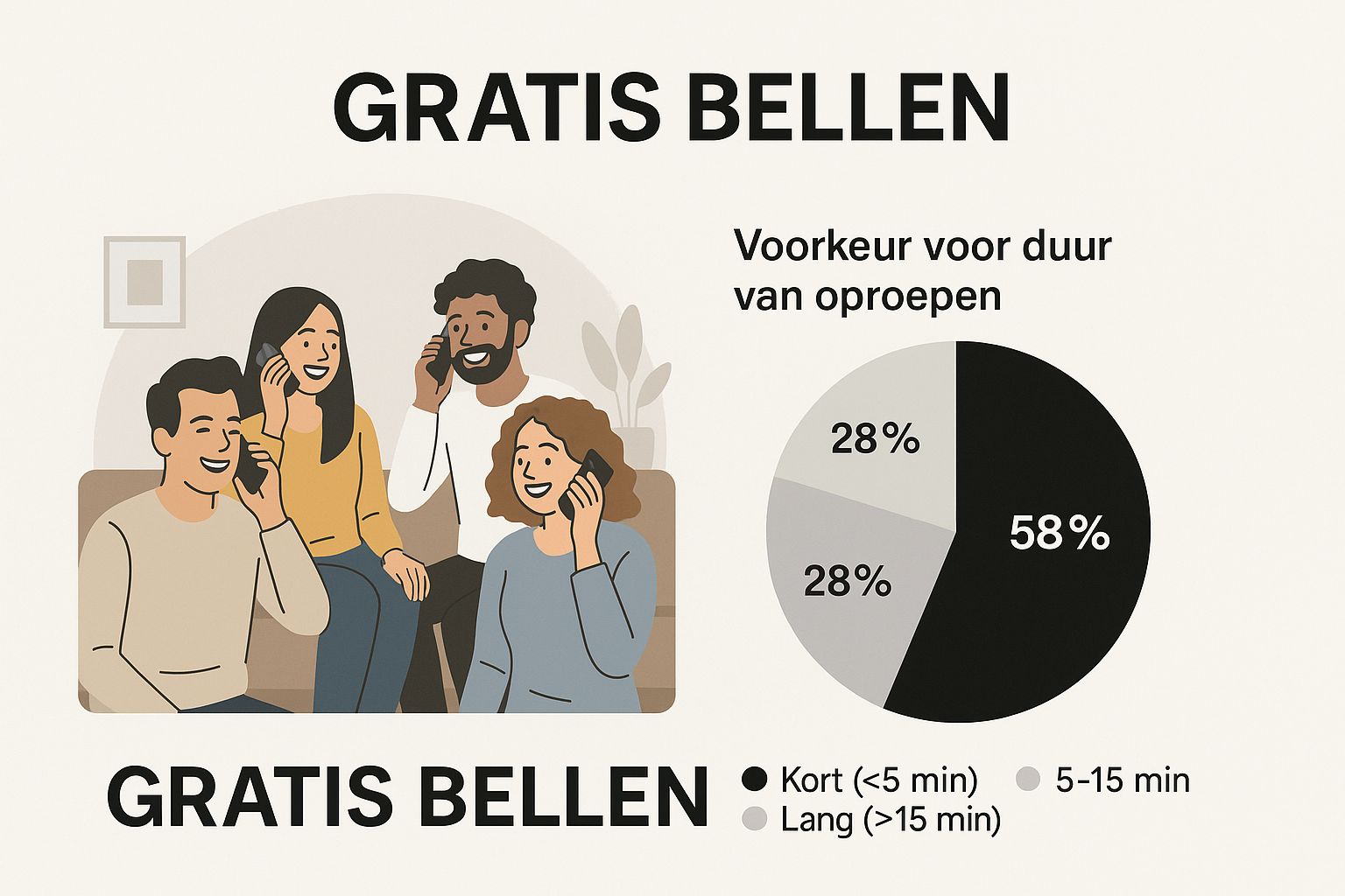 Infographic about gratis kpn bellen