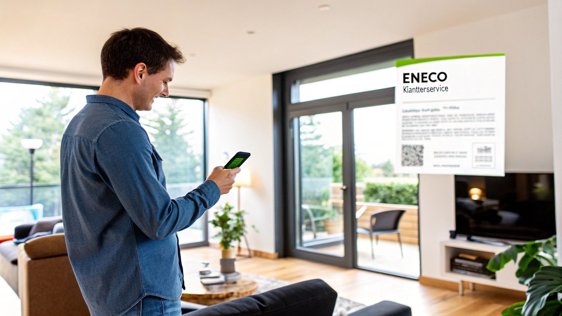 Screenshot from https://www.eneco.nl/klantenservice/