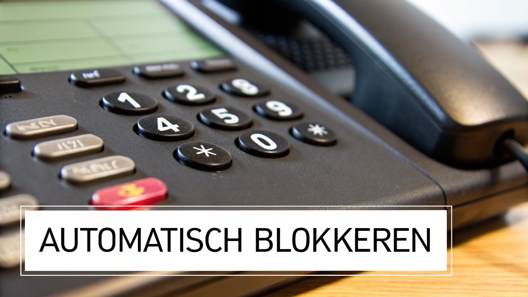 Geautomatiseerd Telefoonblokkadesysteem (IVR)