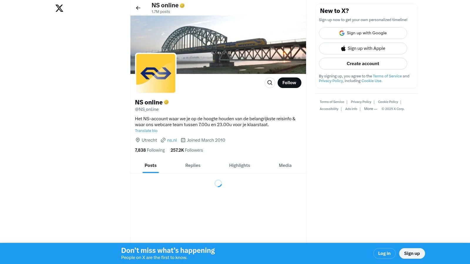NS Social Media Support (Twitter/Facebook)