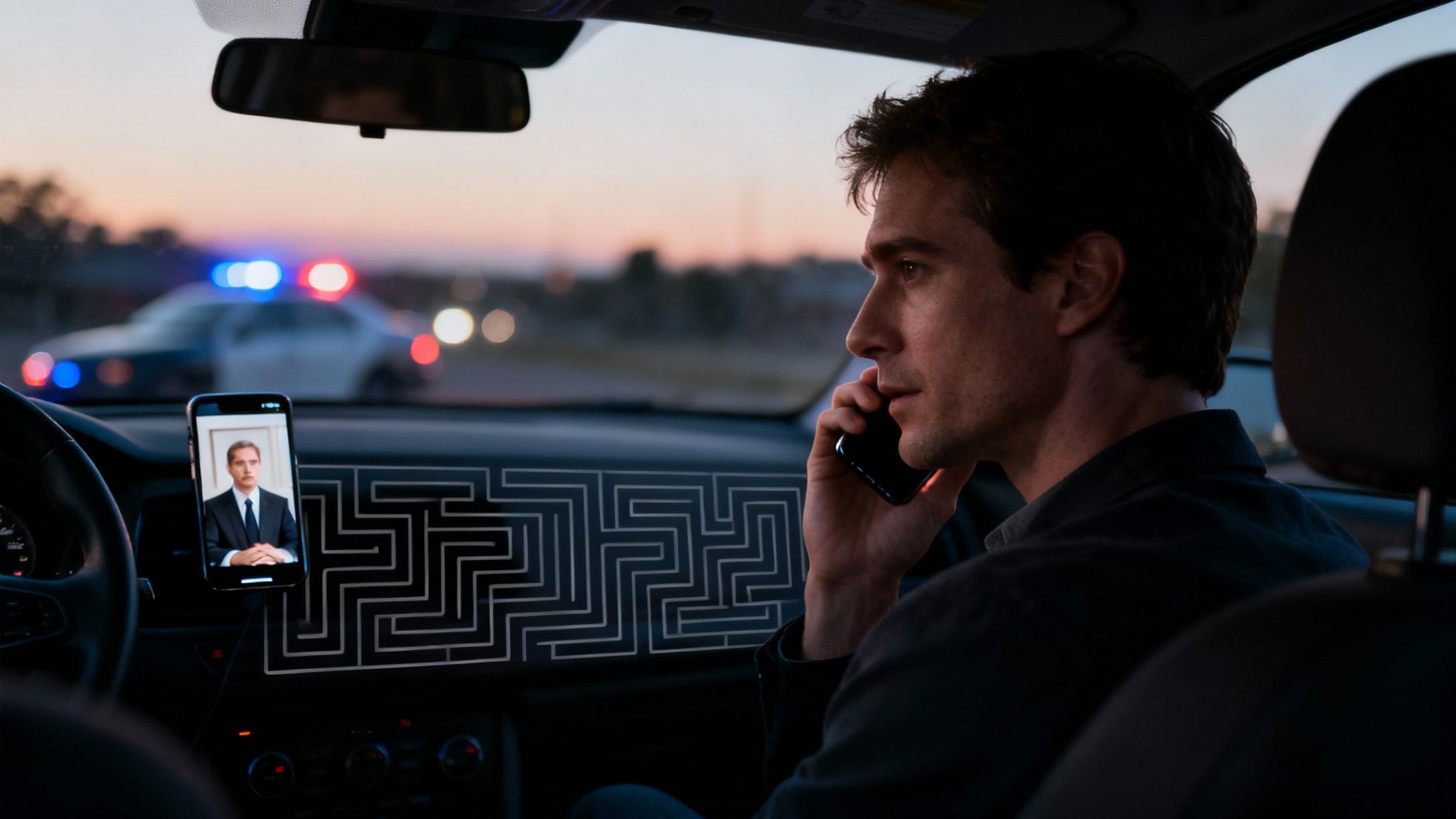 Why You Need a DWI Defense Attorney in Arkansas 1 A person sitting in a car with keys in hand, looking concerned.