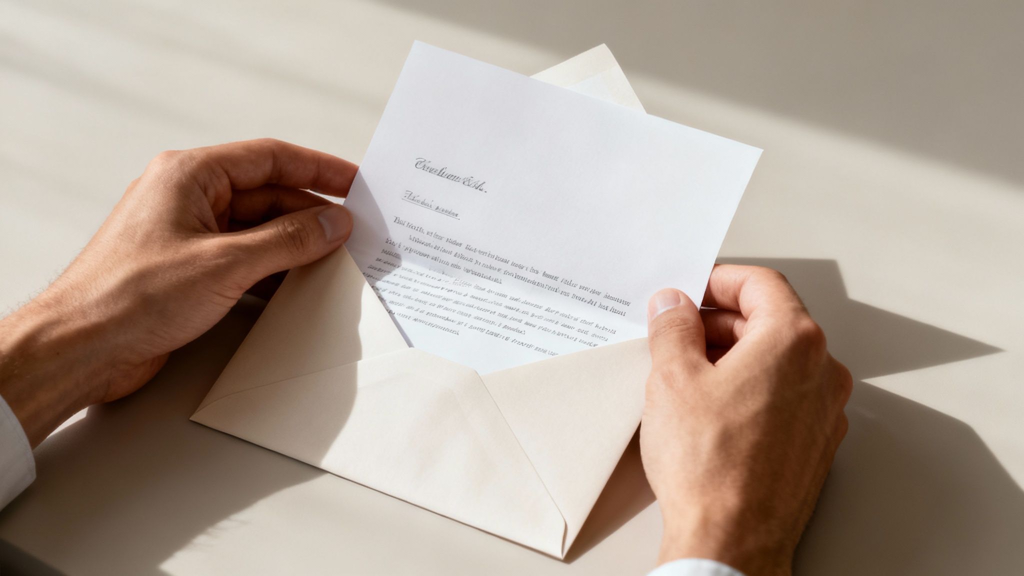 What Is a Cease and Desist Letter? 1 An official-looking letter being held up