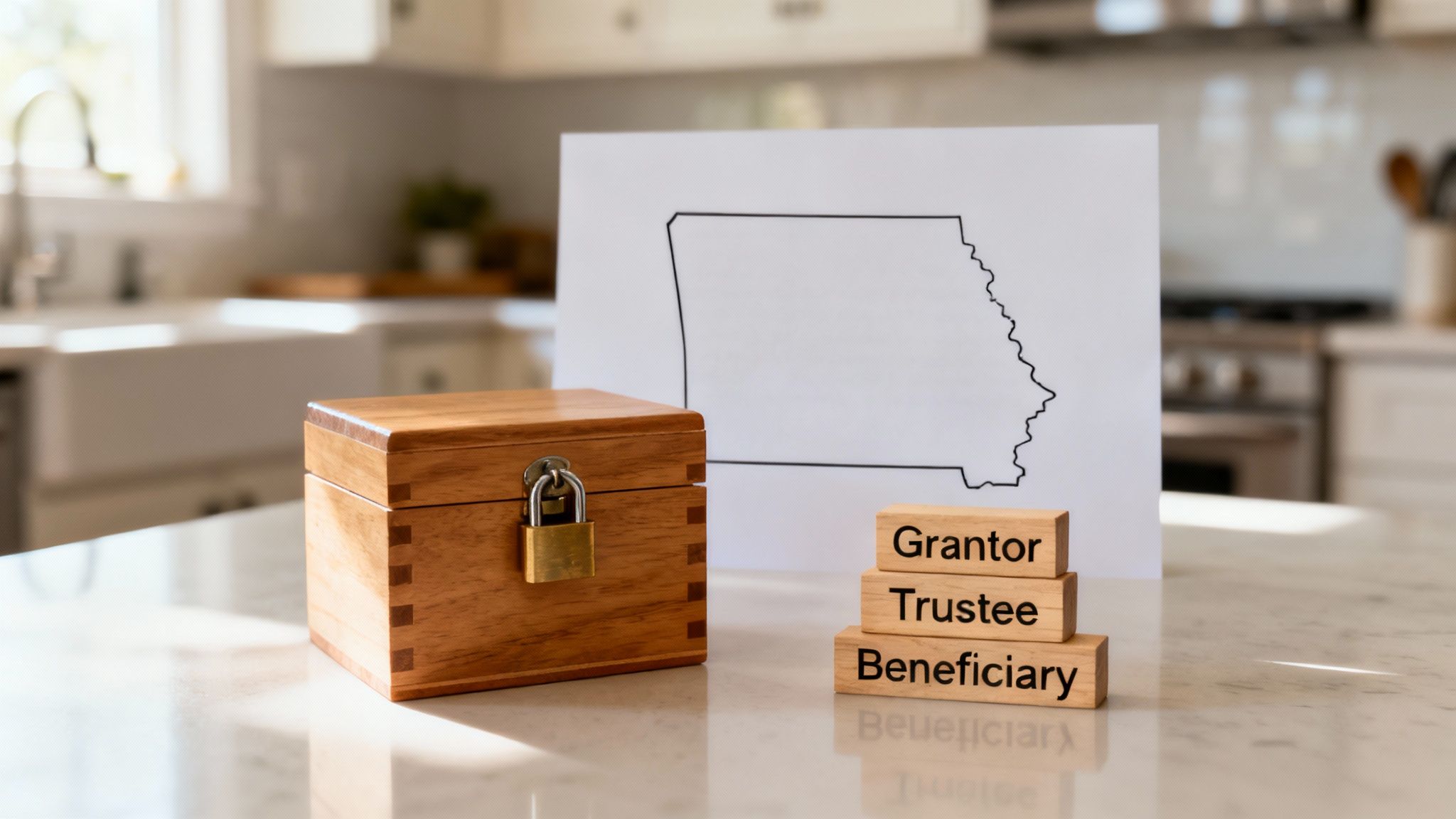 Revocable Trust vs. Irrevocable Trust in Arkansas: A Simple Guide 1 A family reviewing estate planning documents together.