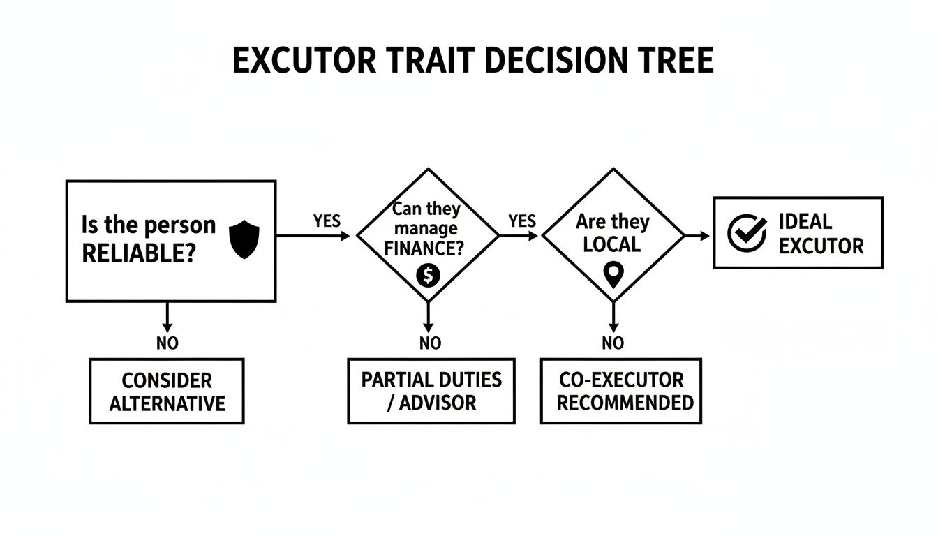 How to Choose an Executor of Your Will in Arkansas 3 Infographic about how to choose executor of will