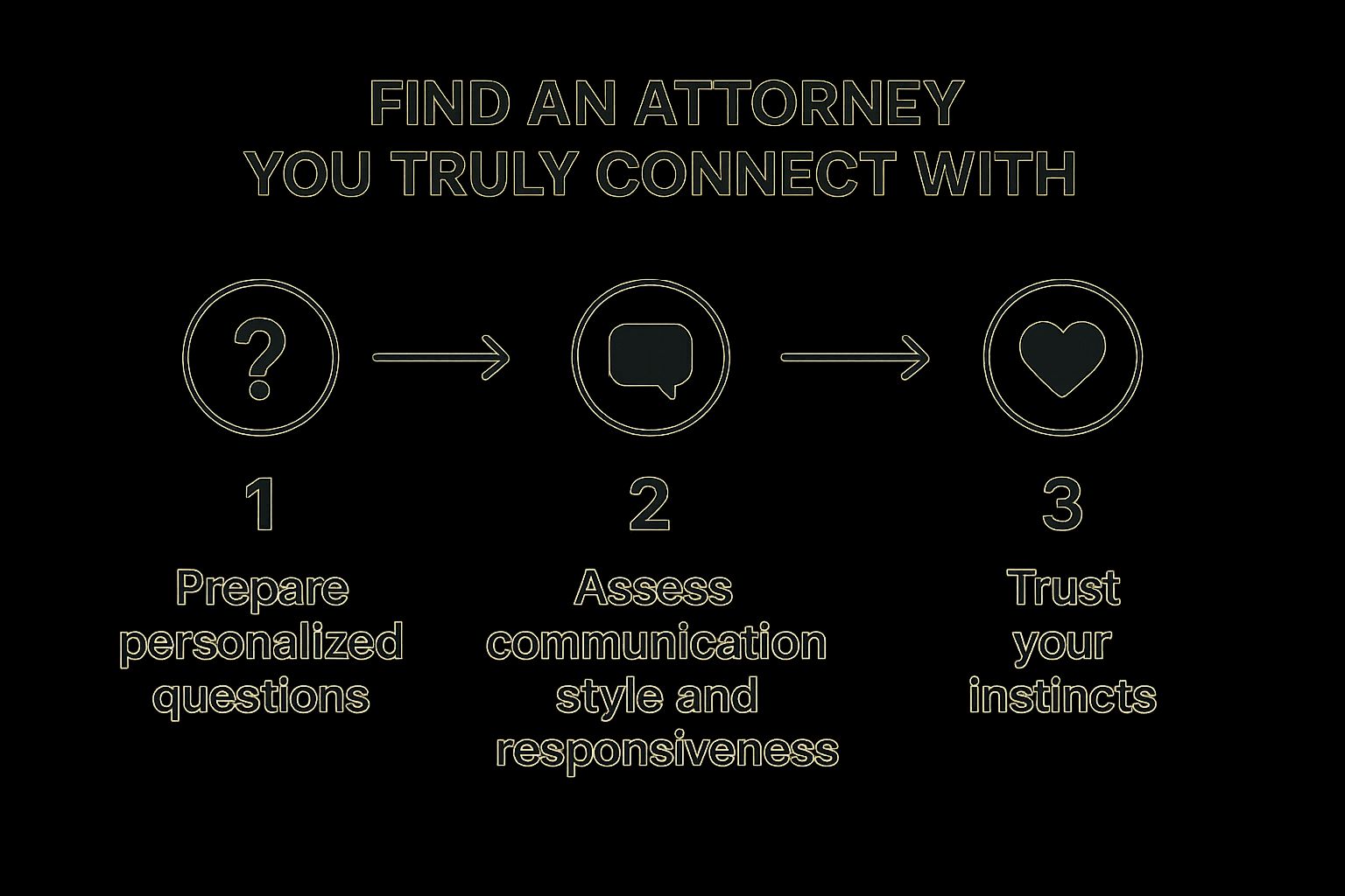 How to Choose an Estate Planning Attorney in Arkansas | A Simple Guide 3 Infographic about how to choose estate planning attorney