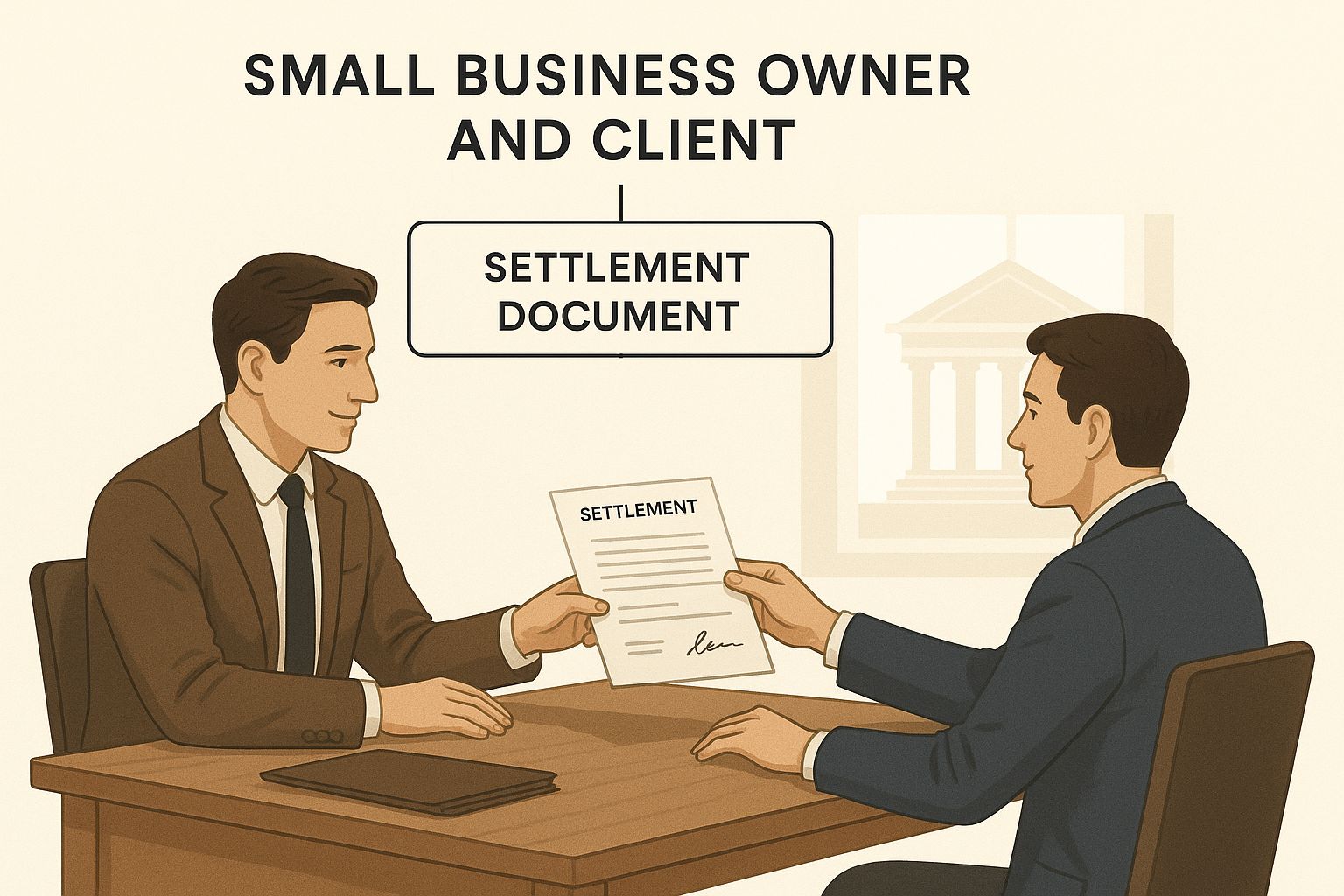 What Is a Settlement Agreement? 1 Infographic about what is a settlement agreement