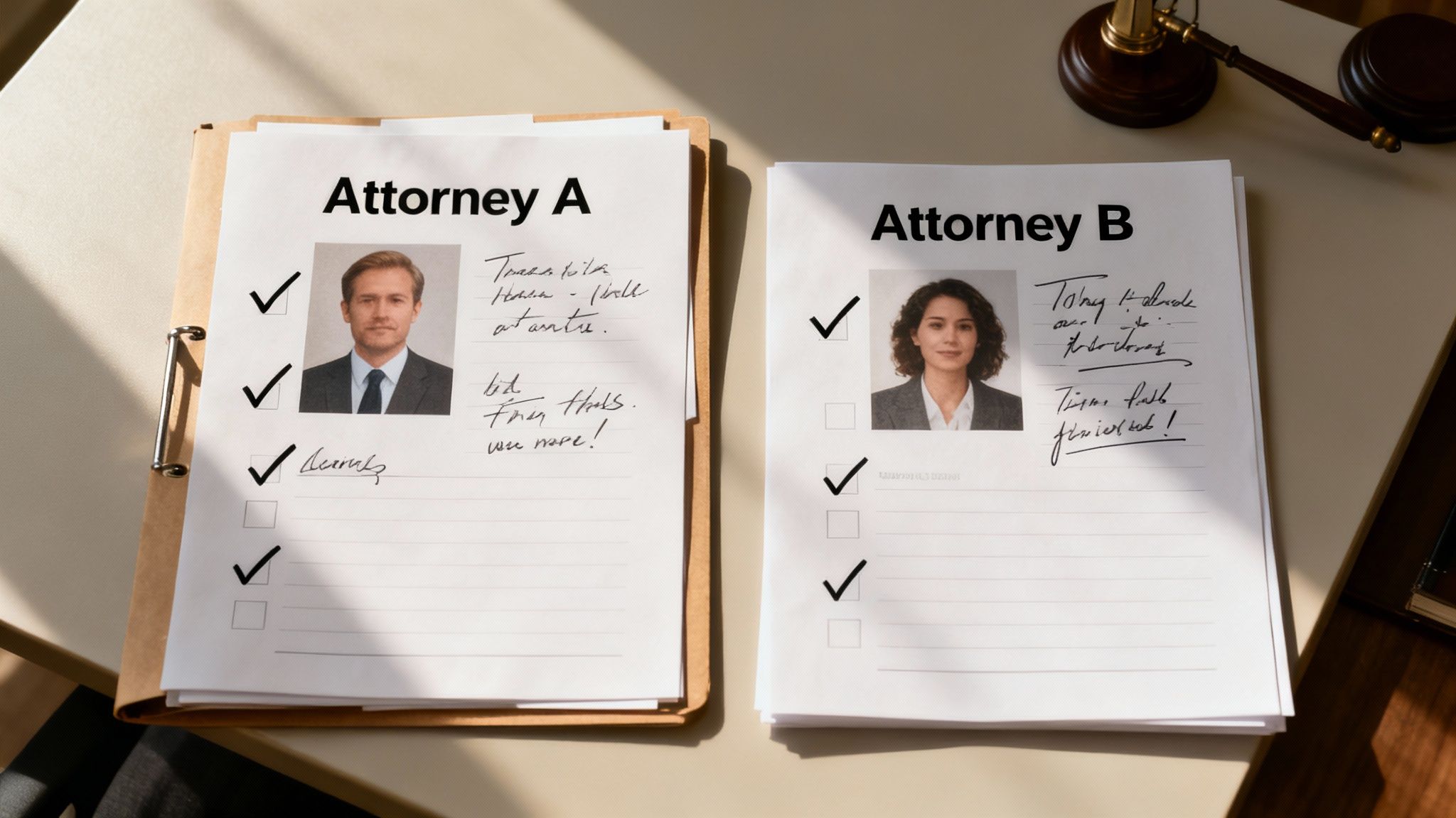 Find the Best Divorce Lawyer Nearby Today 4 A person signing a legal document at a desk with a lawyer.