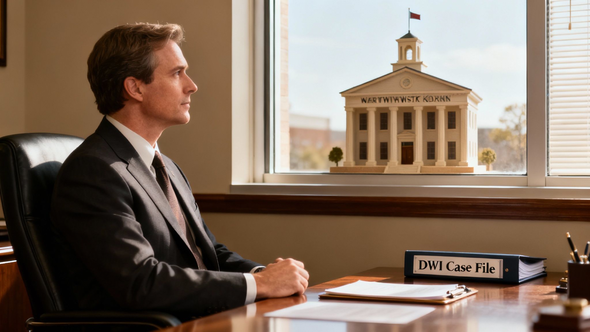 How to Find a DWI Attorney in Northwest Arkansas 1 A person signing legal documents with a lawyer.