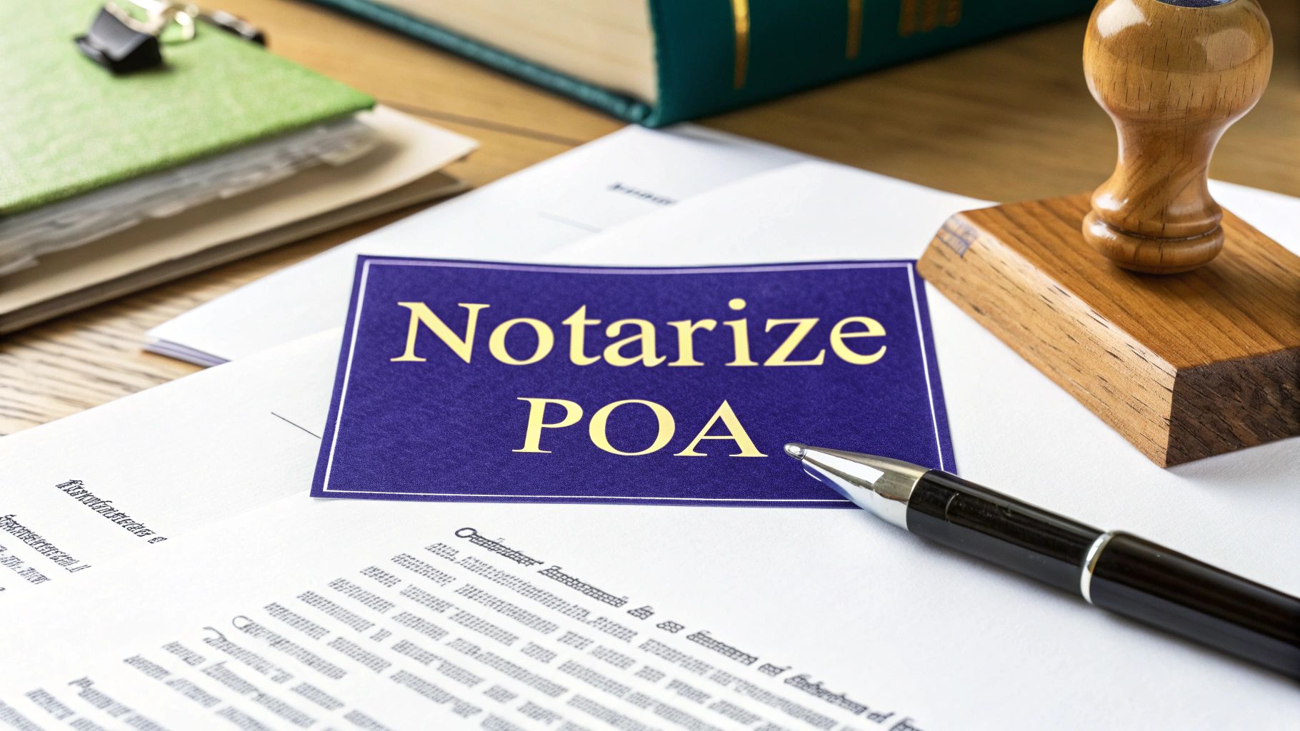 How to Notarize a Power of Attorney
