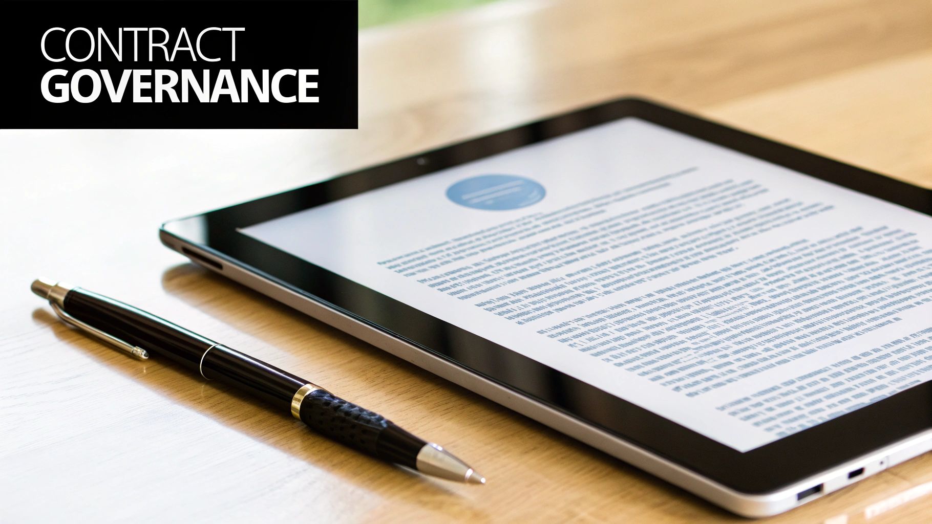 Robust Contract Management and Governance