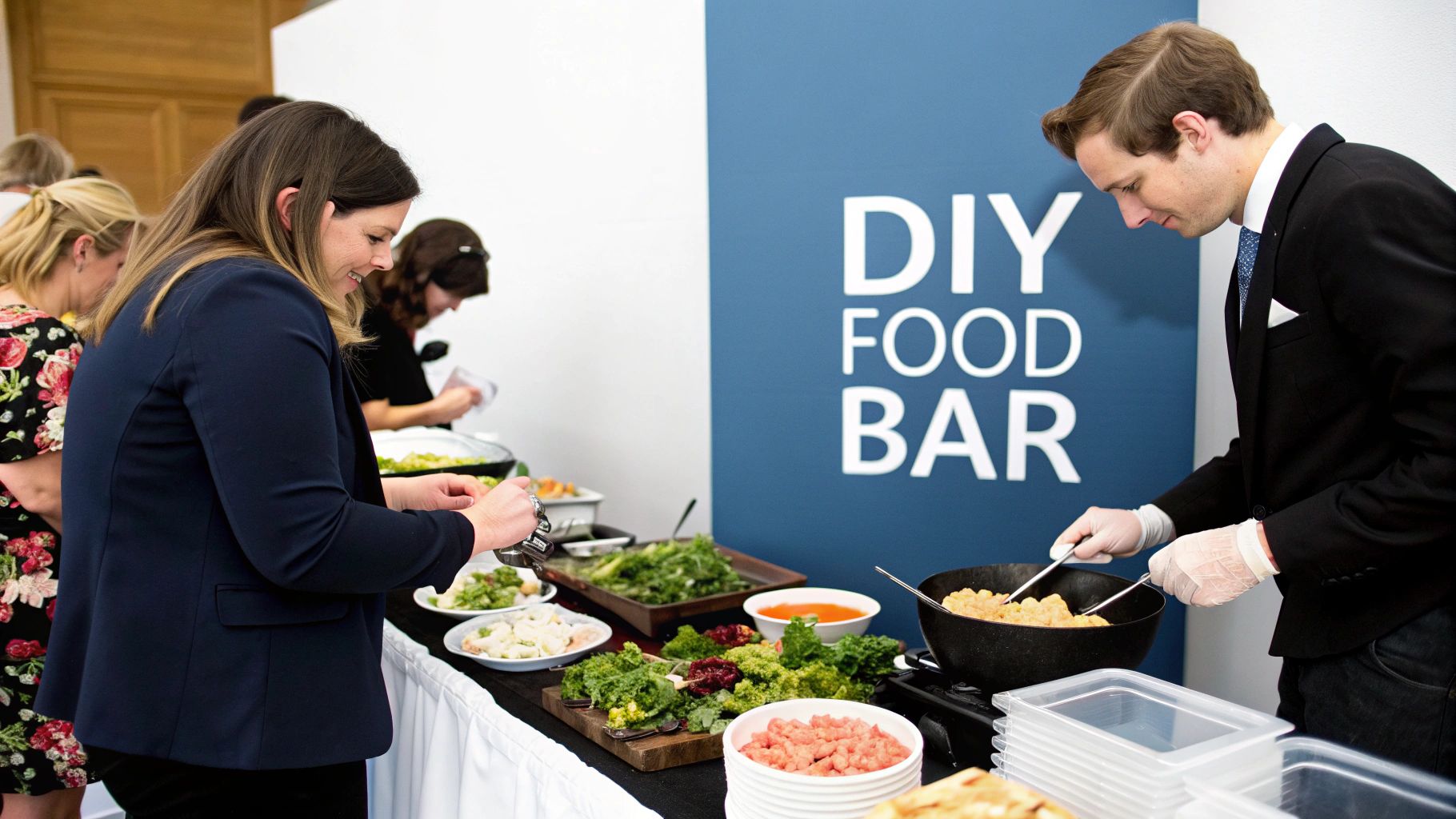 Interactive Food and Beverage Stations