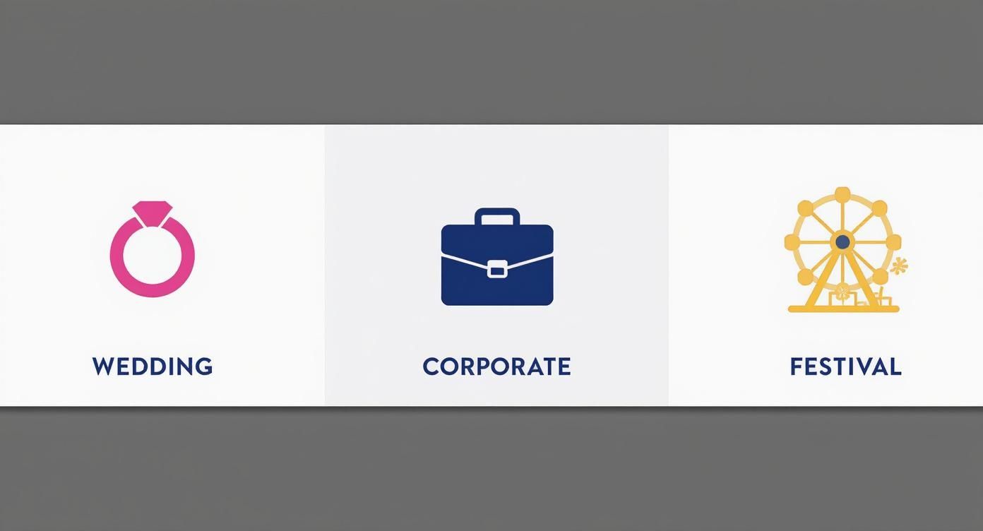 Infographic about 360 photo booth rental