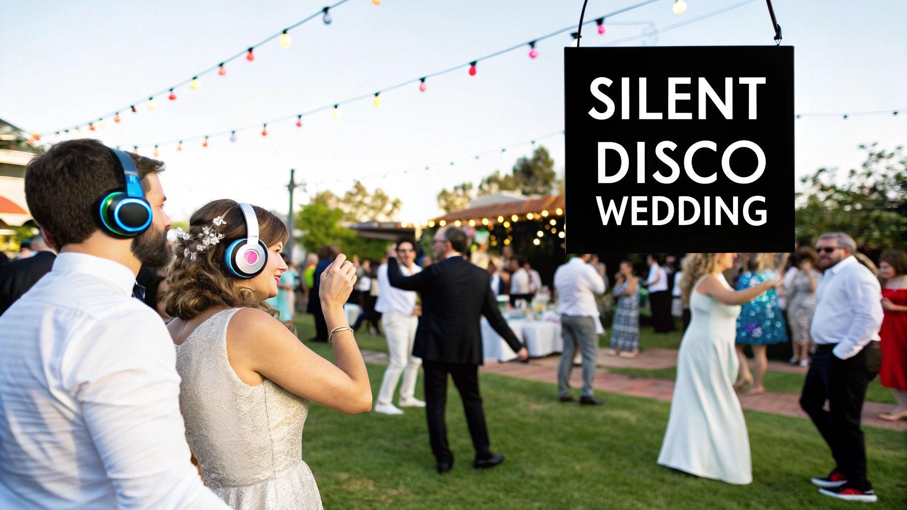Silent Disco Wedding Reception