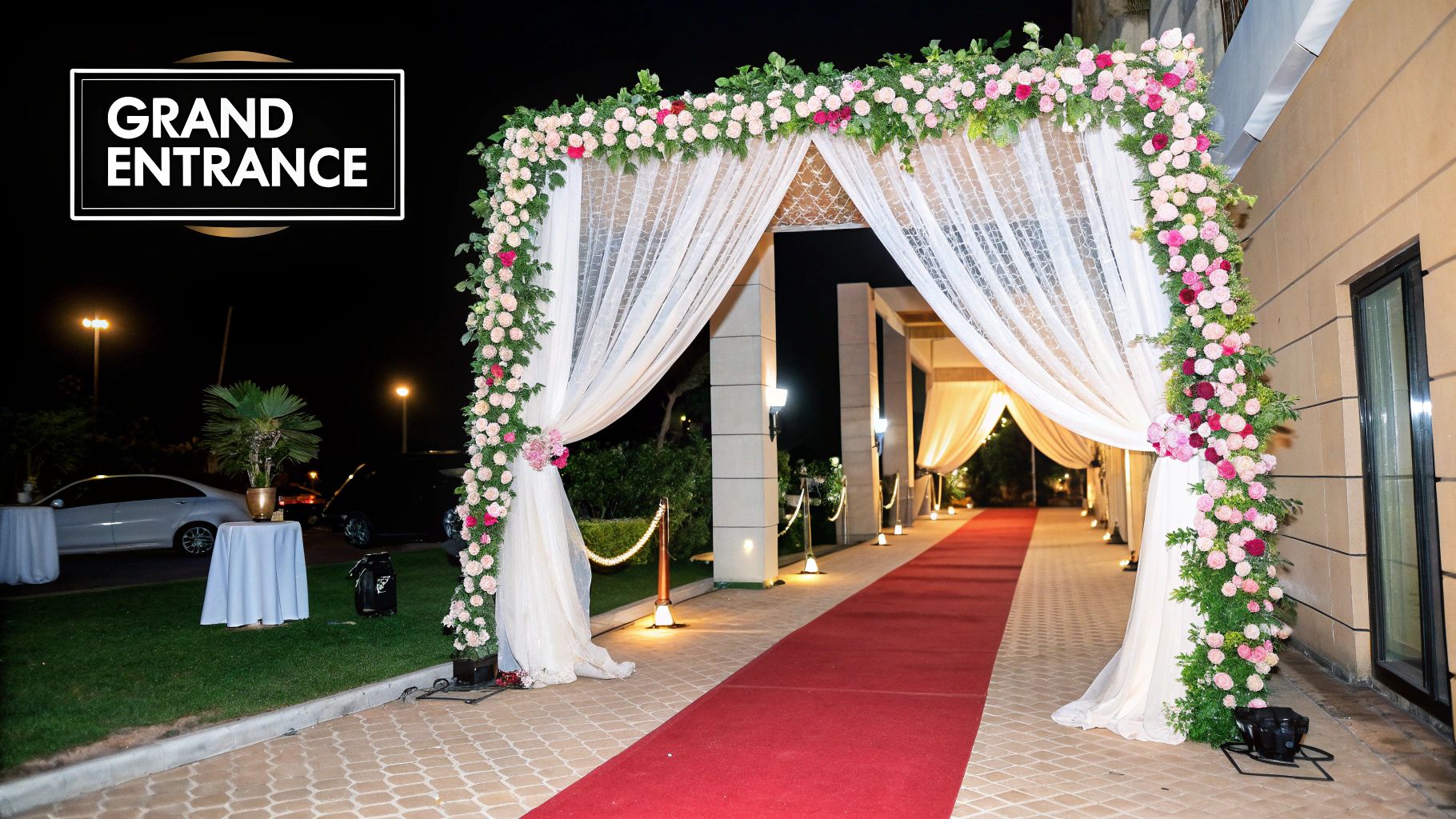 Entrance Arches and Walkways