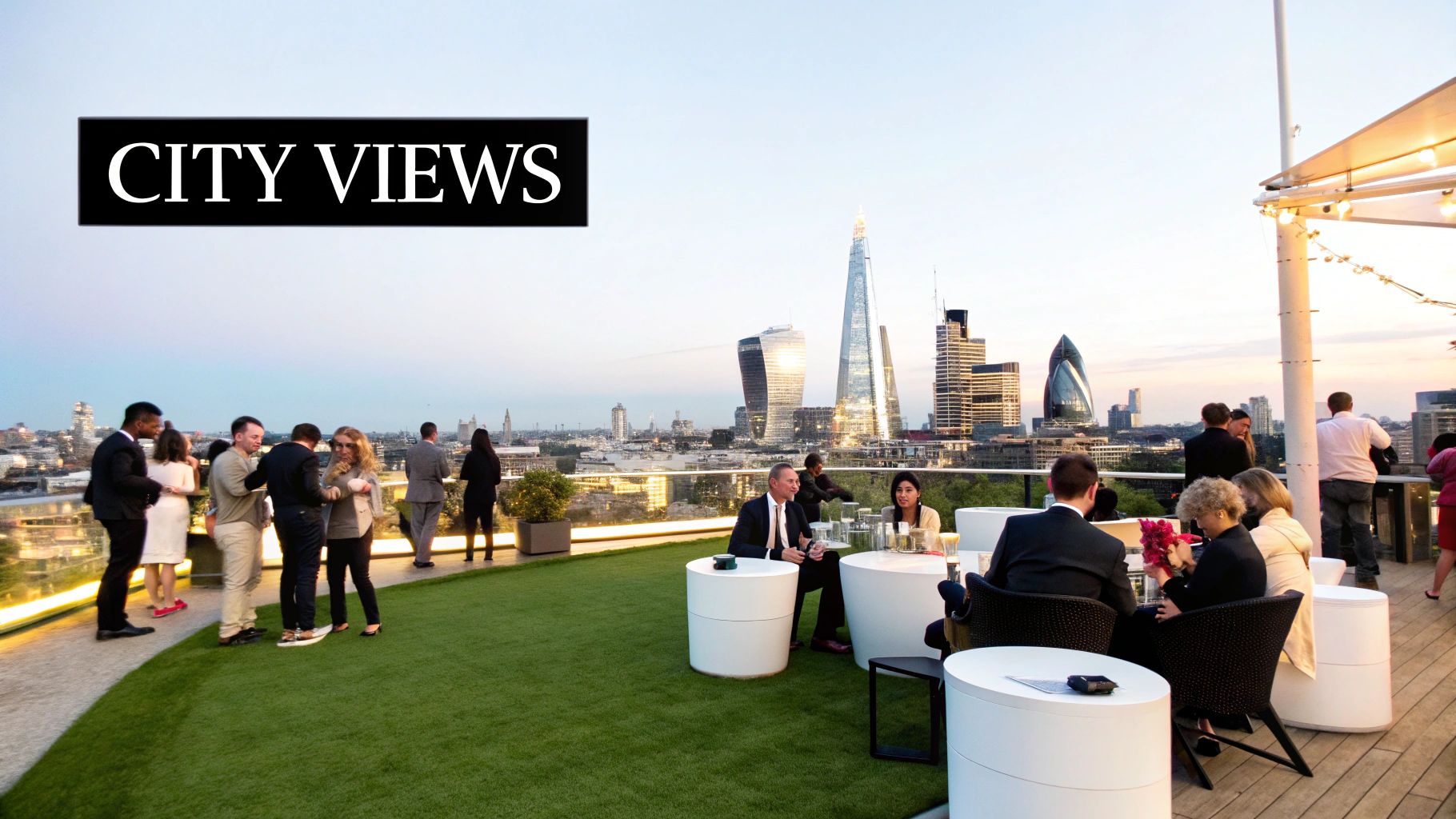 Rooftop Venue Events with 360-Degree City Views