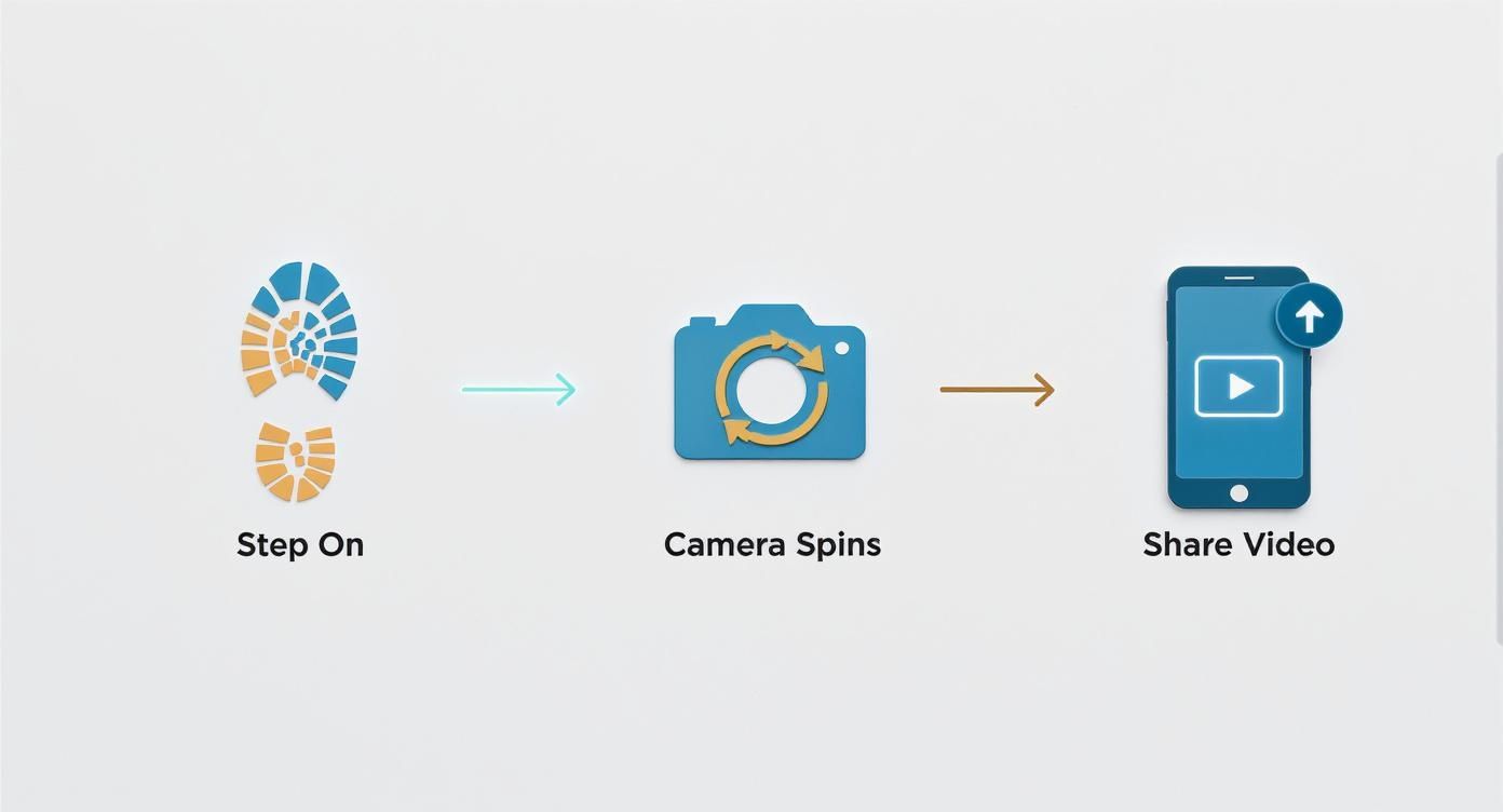 Infographic about 360 degree video booth