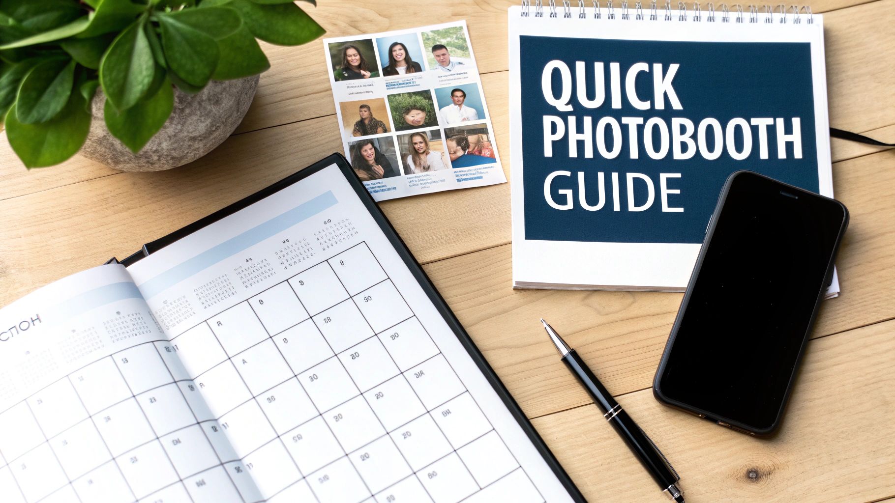 Vintage photobooth setup at Meghan Markle's reception