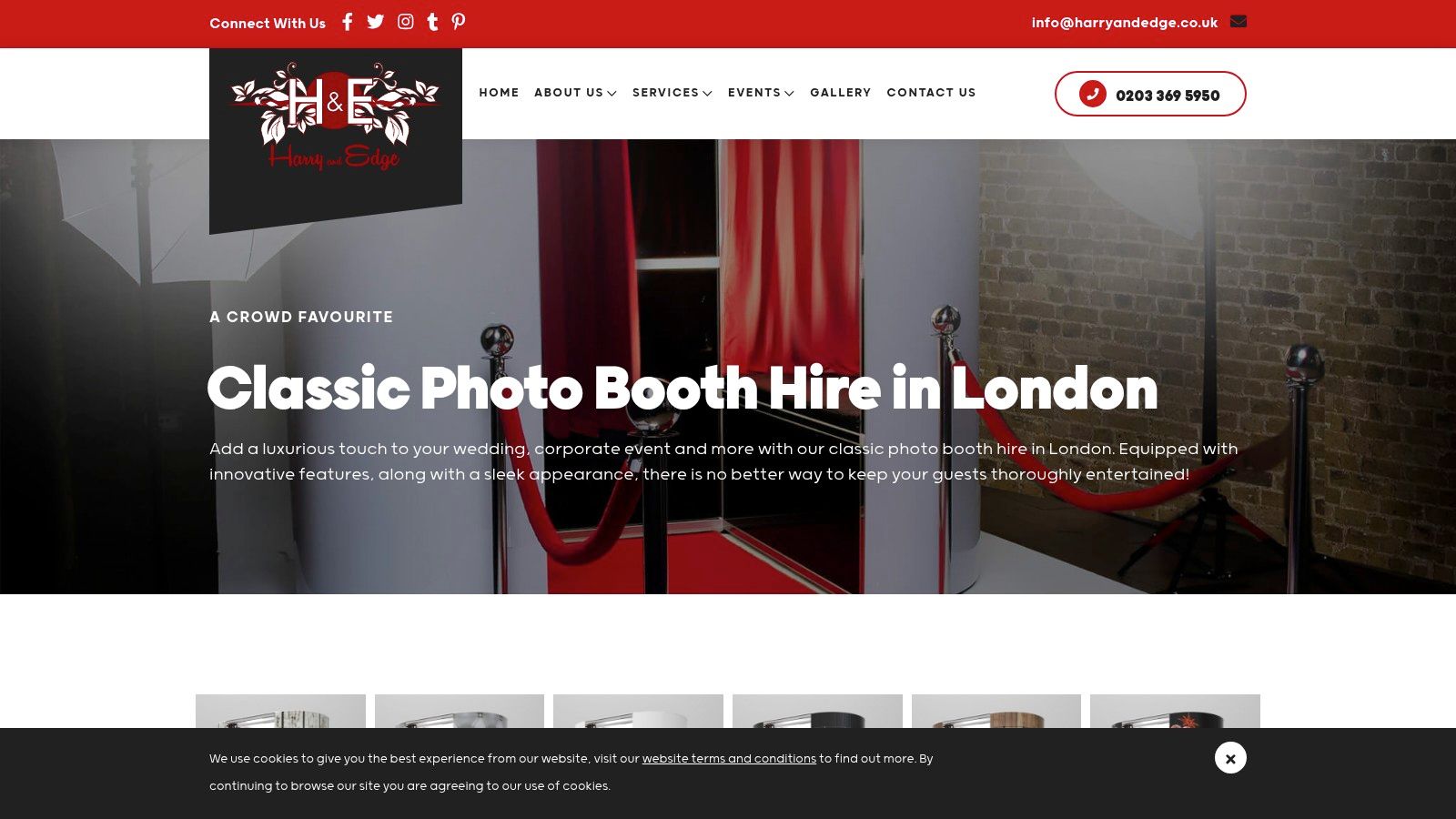 Classic Photo Booth Hire in London