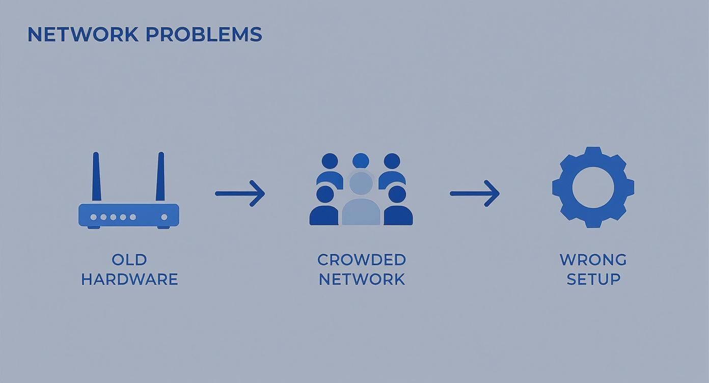 Infographic about improving wifi performance