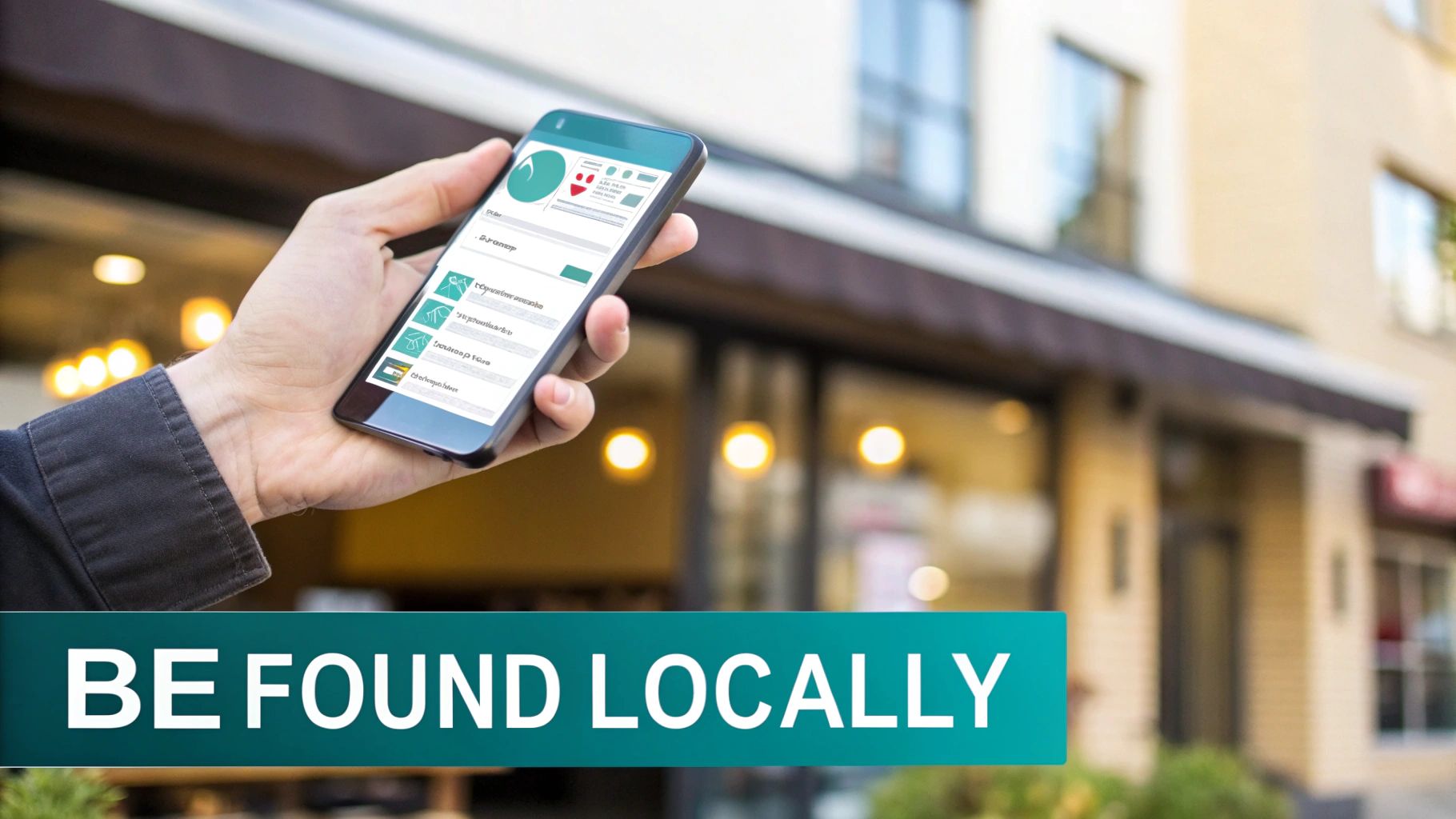 A person connecting to a guest Wi-Fi network on their smartphone in a restaurant.