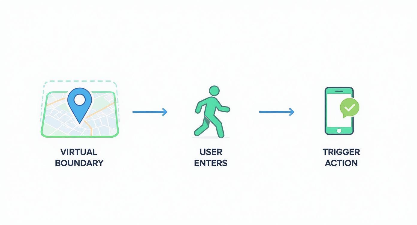 Infographic about what is geofencing marketing